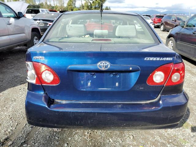 JTDBR32E260069631 - 2006 TOYOTA COROLLA CE BLUE photo 6