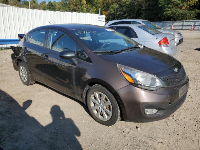 KNADM4A38D6143963 - 2013 KIA RIO LX BROWN photo 4