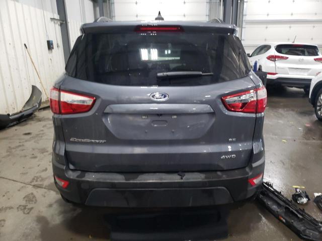 MAJ6S3GL8MC437017 - 2021 FORD ECOSPORT SE GRAY photo 6