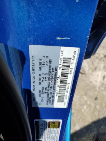 JM1BL1L76C1637732 - 2012 MAZDA 3 I BLUE photo 12