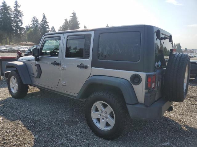 1C4BJWDG6JL911028 - 2018 JEEP WRANGLER U SPORT SILVER photo 2