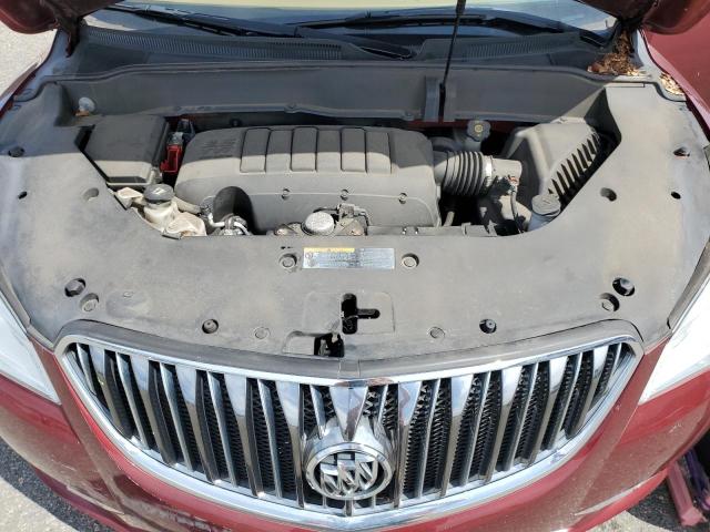 5GAKVBKDXGJ327274 - 2016 BUICK ENCLAVE RED photo 12