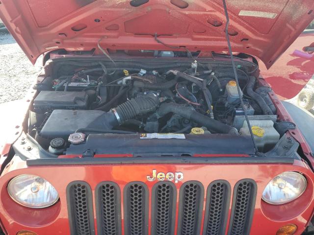 1J4FA24118L654130 - 2008 JEEP WRANGLER X RED photo 12