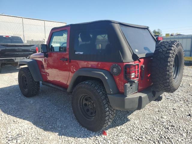 1J4FA24118L654130 - 2008 JEEP WRANGLER X RED photo 2