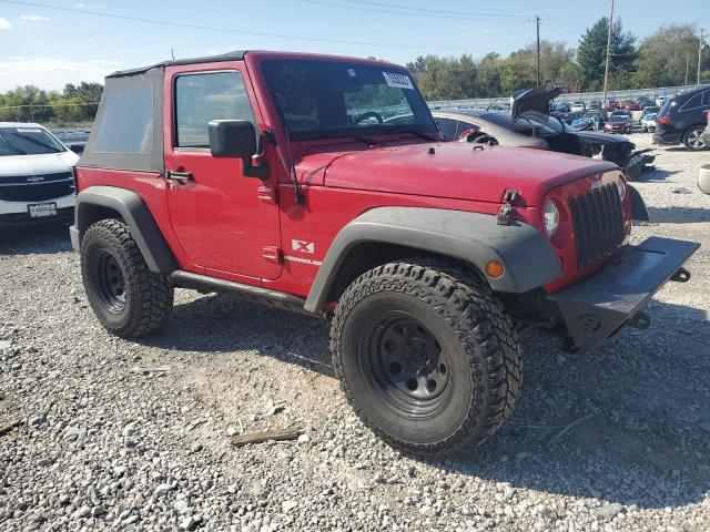 1J4FA24118L654130 - 2008 JEEP WRANGLER X RED photo 4