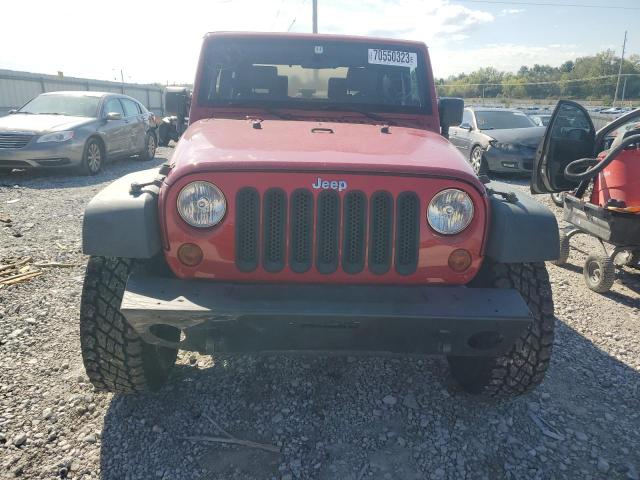 1J4FA24118L654130 - 2008 JEEP WRANGLER X RED photo 5