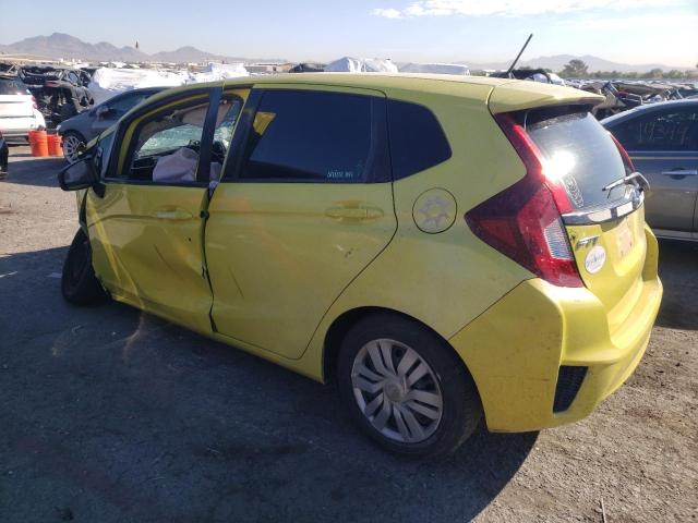 JHMGK5H58GX006053 - 2016 HONDA FIT LX YELLOW photo 2