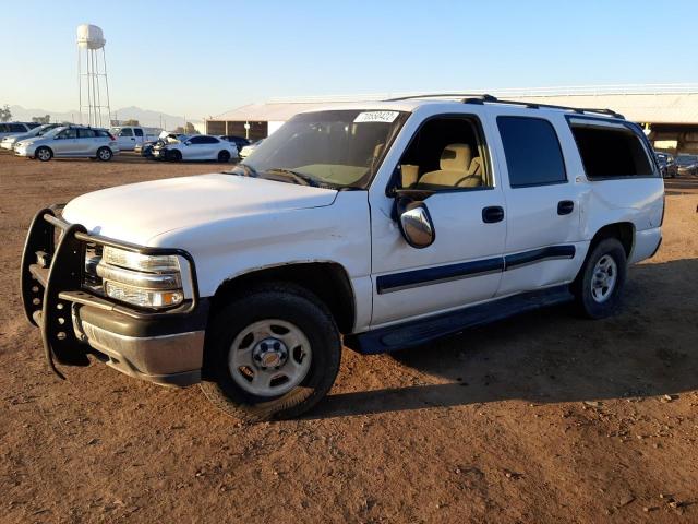 1GNEC16T71J304417 - 2001 CHEVROLET SUBURBAN C1500 WHITE photo 1