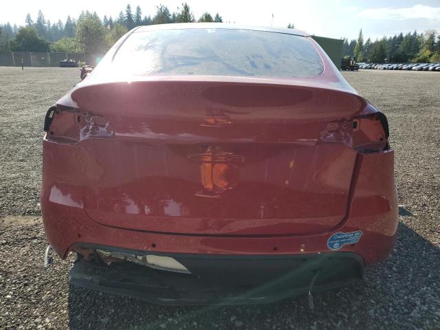 5YJYGDED7MF181395 - 2021 TESLA MODEL Y RED photo 6