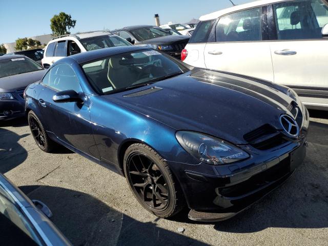 WDBWK54F26F099473 - 2006 MERCEDES-BENZ SLK 280 BLUE photo 4