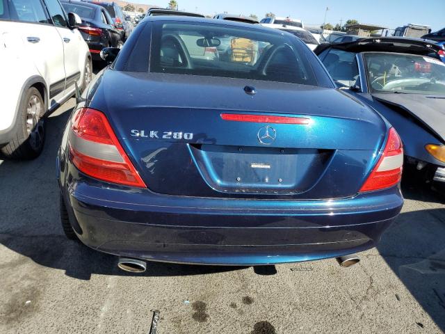 WDBWK54F26F099473 - 2006 MERCEDES-BENZ SLK 280 BLUE photo 6