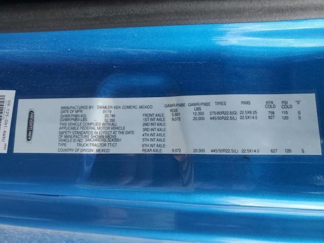 3AKJHHDR5LSLK0001 - 2020 FREIGHTLINER CASCADIA 1 Mavi foto 10