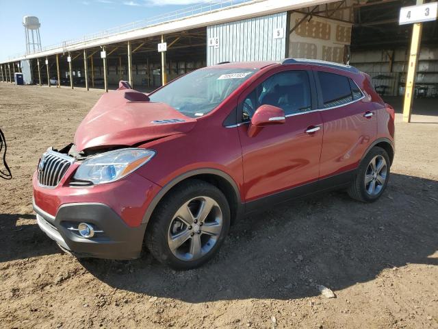 KL4CJCSB8EB592263 - 2014 BUICK ENCORE RED photo 1