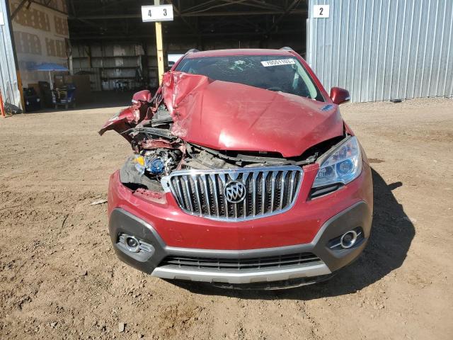 KL4CJCSB8EB592263 - 2014 BUICK ENCORE RED photo 5