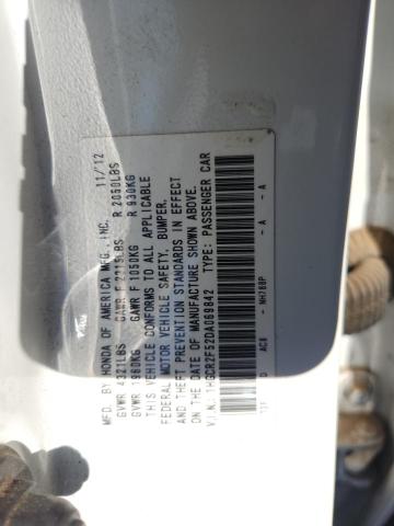 1HGCR2F52DA069842 - 2013 HONDA ACCORD SPORT WHITE photo 13