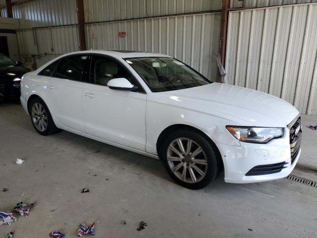 WAUGFAFC1DN106287 - 2013 AUDI A6 PREMIUM PLUS WHITE photo 4