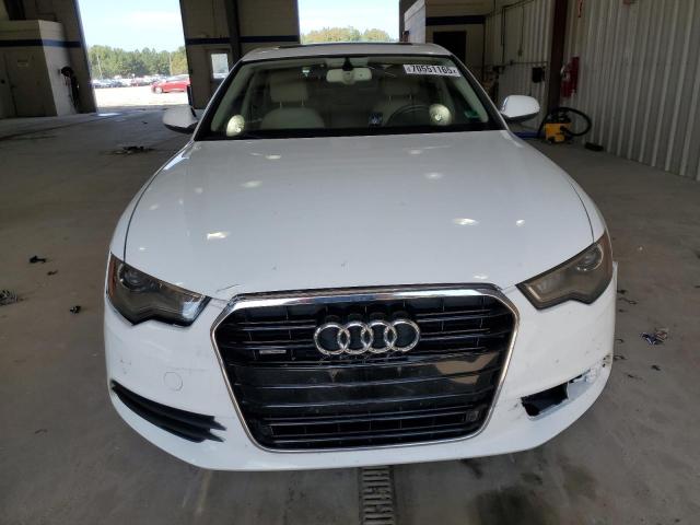 WAUGFAFC1DN106287 - 2013 AUDI A6 PREMIUM PLUS WHITE photo 5