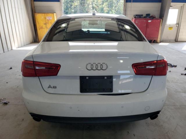 WAUGFAFC1DN106287 - 2013 AUDI A6 PREMIUM PLUS WHITE photo 6