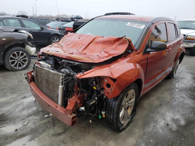 1B3CB3HA2AD604974 - 2010 DODGE CALIBER MAINSTREET ORANGE photo 1