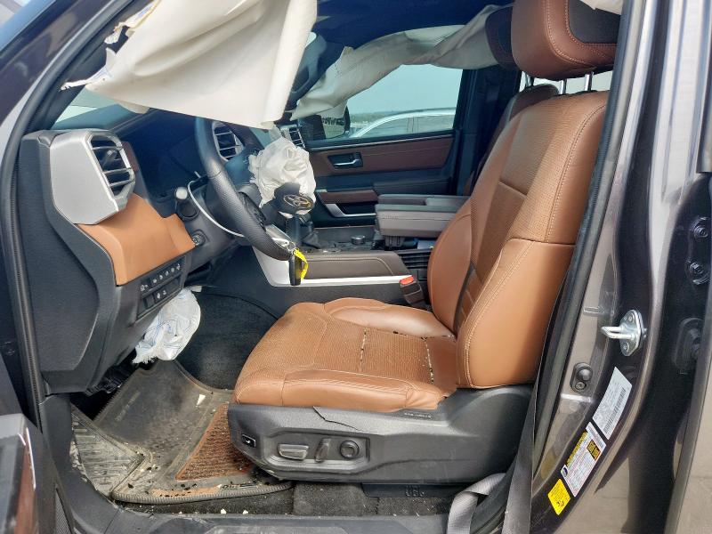 5TFMC5DB3PX026482 - 2023 TOYOTA TUNDRA CREWMAX PLATINUM ნაცრისფერი ფოტო 7