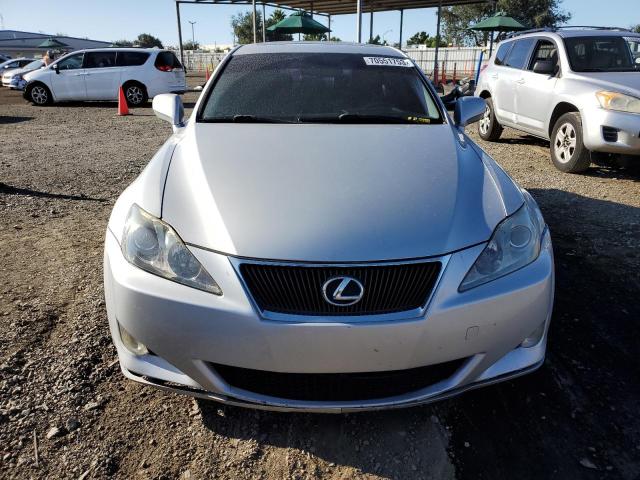 JTHBE262X62005815 - 2006 LEXUS IS 350 SILVER photo 5