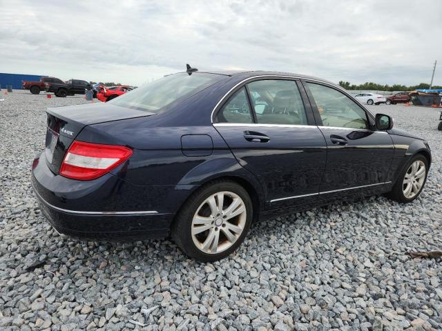 WDDGF81X88F165011 - 2008 MERCEDES-BENZ C 300 4MATIC BLUE photo 3