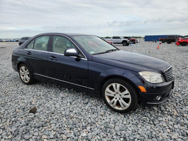 WDDGF81X88F165011 - 2008 MERCEDES-BENZ C 300 4MATIC BLUE photo 4