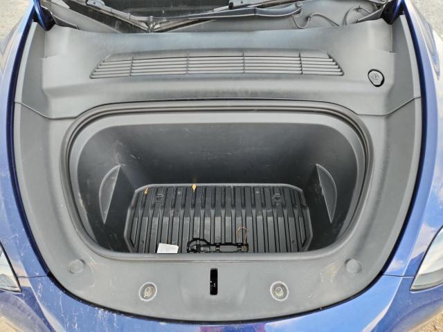7SAYGAEE9NF549300 - 2022 TESLA MODEL Y BLUE photo 12