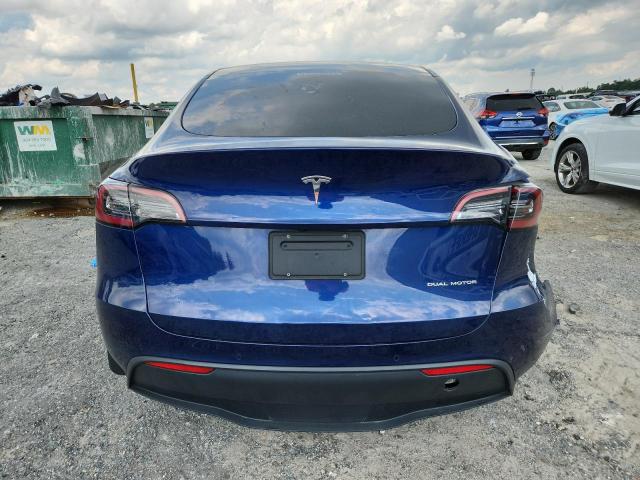 7SAYGAEE9NF549300 - 2022 TESLA MODEL Y BLUE photo 6