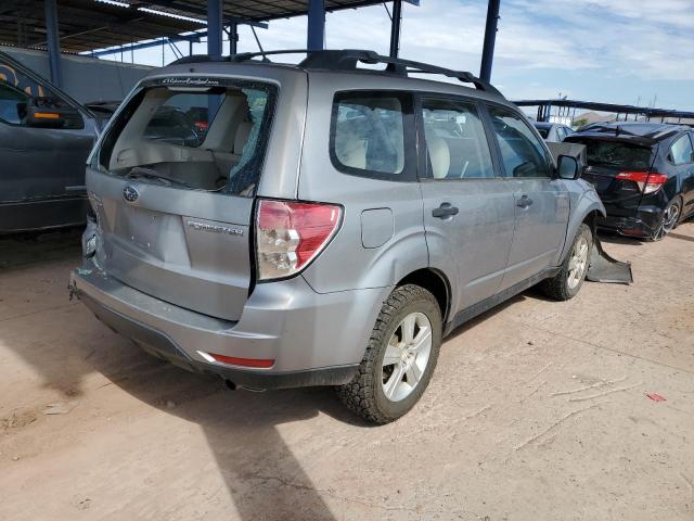 JF2SHBBC4BH734442 - 2011 SUBARU FORESTER 2.5X Silber Foto 3