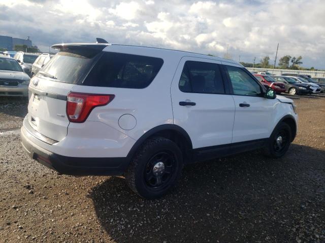 1FM5K8AR8JGC18994 - 2018 FORD EXPLORER POLICE INTERCEPTOR WHITE photo 3