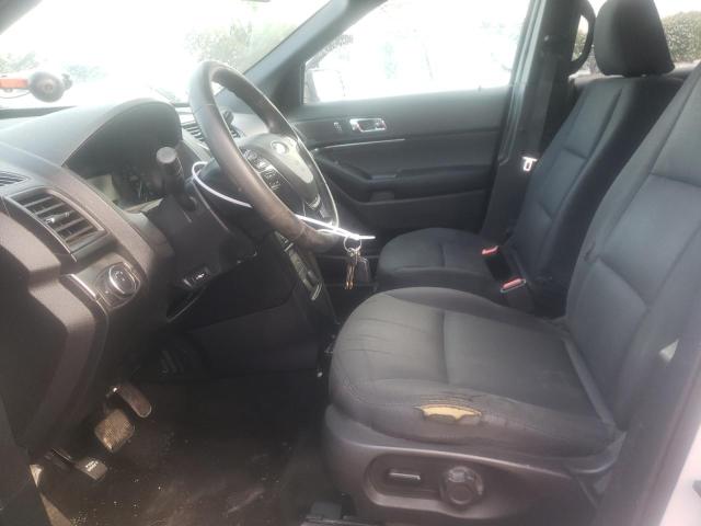 1FM5K8AR8JGC18994 - 2018 FORD EXPLORER POLICE INTERCEPTOR WHITE photo 7