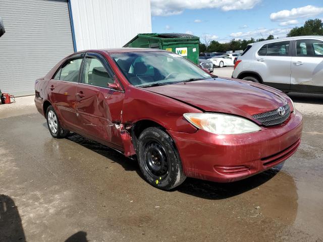4T1BE32K84U372495 - 2004 TOYOTA CAMRY LE RED photo 4