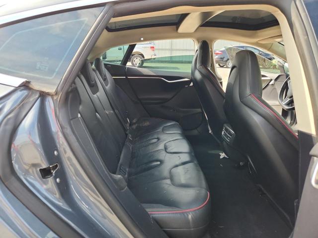 5YJSA1DP7DFP05582 - 2013 TESLA MODEL S GRAY photo 10