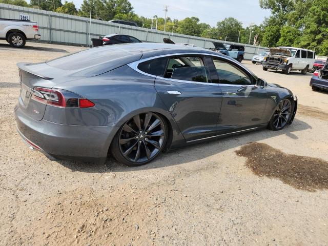 5YJSA1DP7DFP05582 - 2013 TESLA MODEL S GRAY photo 3