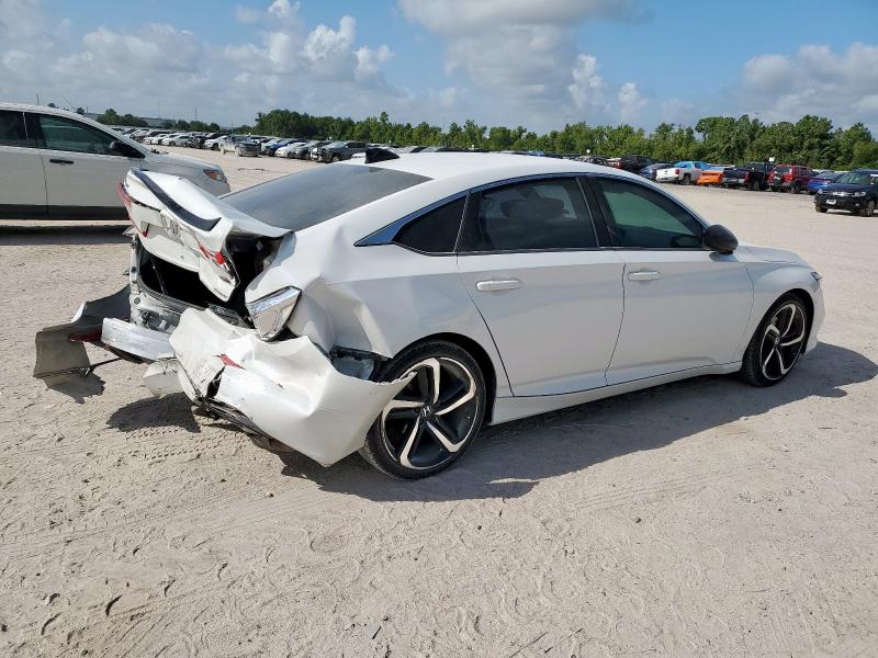 1HGCV1F32MA028311 - 2021 HONDA ACCORD SPORT WHITE photo 3