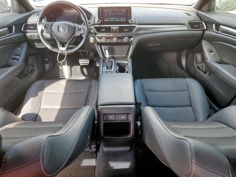 1HGCV1F32MA028311 - 2021 HONDA ACCORD SPORT WHITE photo 8