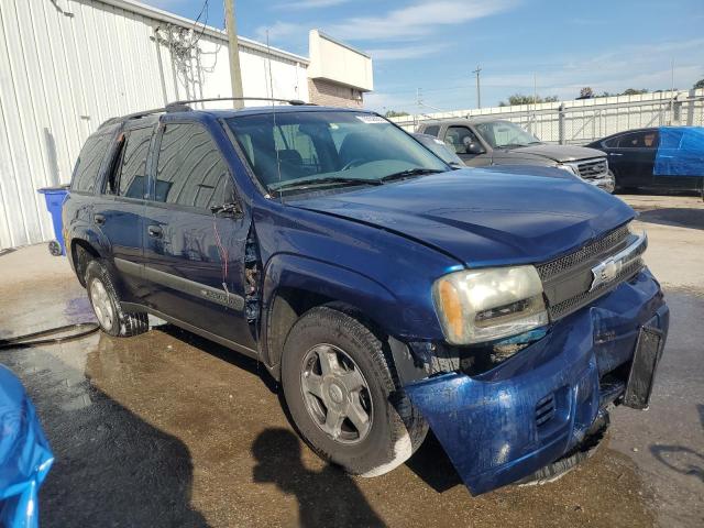 1GNDS13S832332363 - 2003 CHEVROLET TRAILBLAZE BLUE photo 4