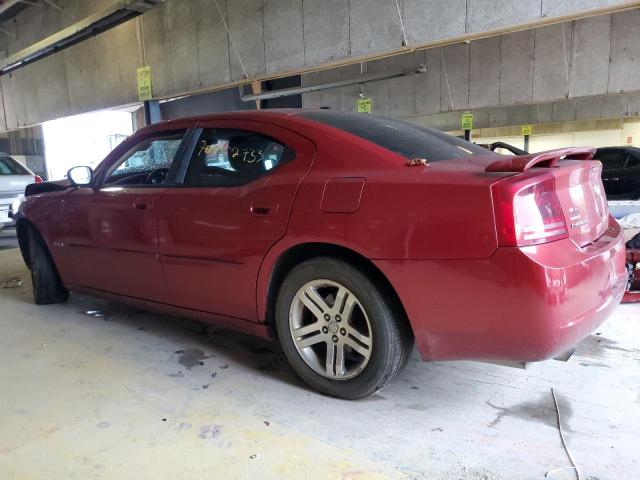 2B3KA53H36H197367 - 2006 DODGE CHARGER R/T MAROON photo 2