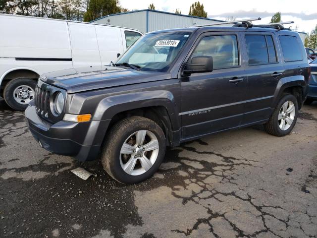 1C4NJRFB0HD206259 - 2017 JEEP PATRIOT LATITUDE GRAY photo 1