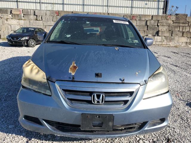 5FNRL384X7B024163 - 2007 HONDA ODYSSEY EX Mavi fotoğraf 5