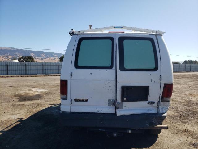 1FTHE2422VHA25471 - 1997 FORD E250 E250 VAN WHITE photo 6