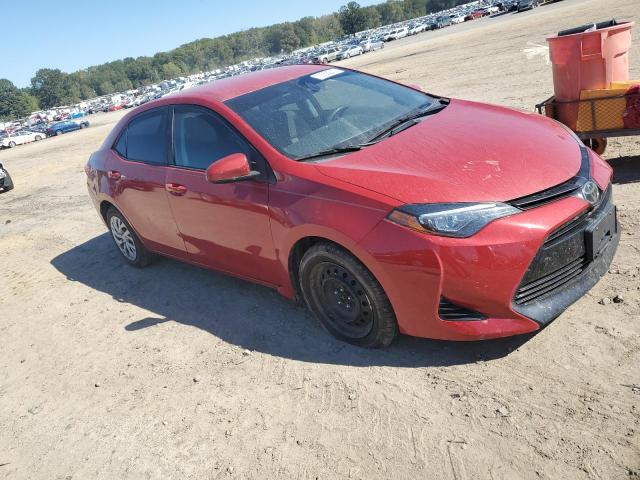 2T1BURHE4KC146041 - 2019 TOYOTA COROLLA L RED photo 4