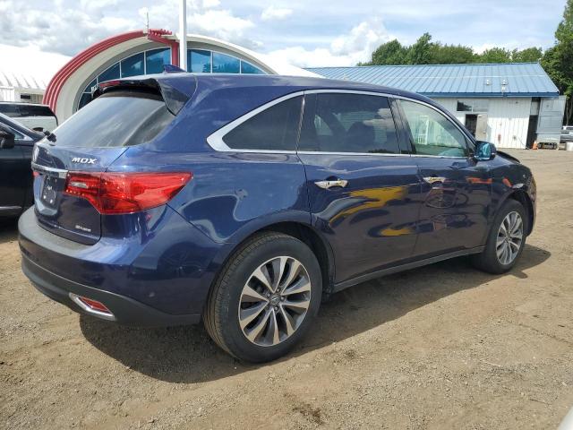 5FRYD4H44FB027507 - 2015 ACURA MDX TECHNOLOGY Azul foto 3