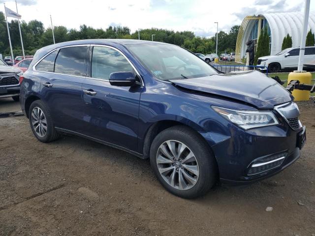 5FRYD4H44FB027507 - 2015 ACURA MDX TECHNOLOGY Azul foto 4