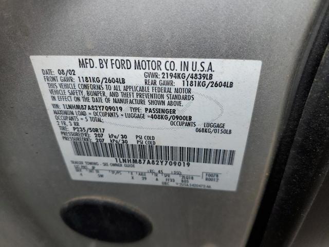 1LNHM87A82Y709019 - 2002 LINCOLN LS 银色 照片 12