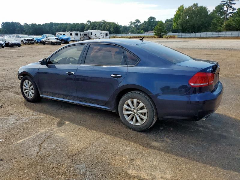 1VWAP7A36CC086254 - 2012 VOLKSWAGEN PASSAT S Blau Foto 2