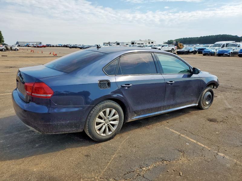 1VWAP7A36CC086254 - 2012 VOLKSWAGEN PASSAT S Blau Foto 3