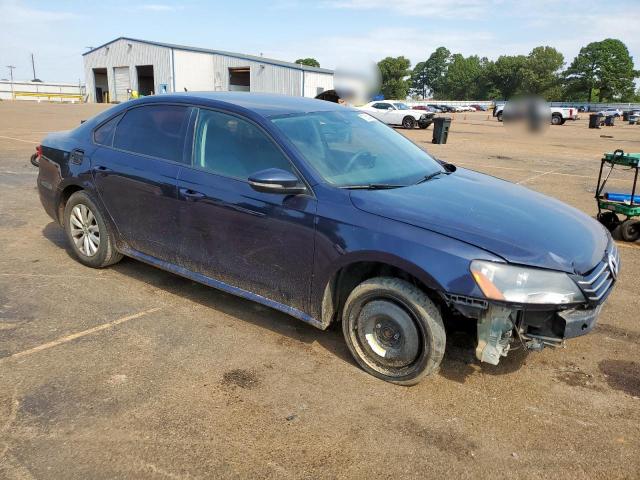 1VWAP7A36CC086254 - 2012 VOLKSWAGEN PASSAT S Blau Foto 4