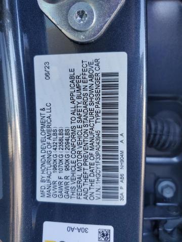 1HGCY1F33PA043945 - 2023 HONDA ACCORD EX BLACK photo 12